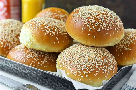 beautiful-burger-buns-recipe-king-arthur-baking image