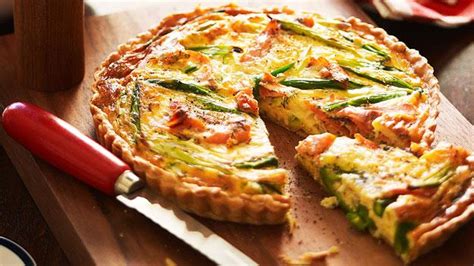 smoked-salmon-and-asparagus-quiche-australian image