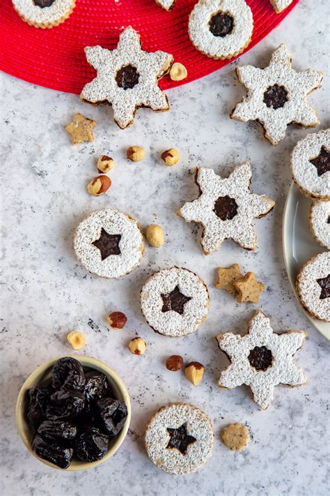 hazelnut-and-prune-jam-linzer-cookies-bakes-by image