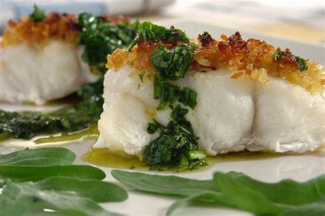 roasted-halibut-with-fresh-herb-sauce image