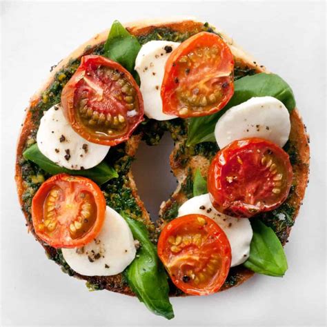 caprese-bagel-with-roasted-tomatoes-last-ingredient image