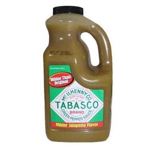 tabasco-brand-green-pepper-sauce-64-oz-pack-of-1 image