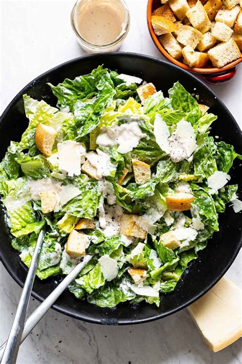healthy-caesar-salad-recipe-ifoodrealcom image