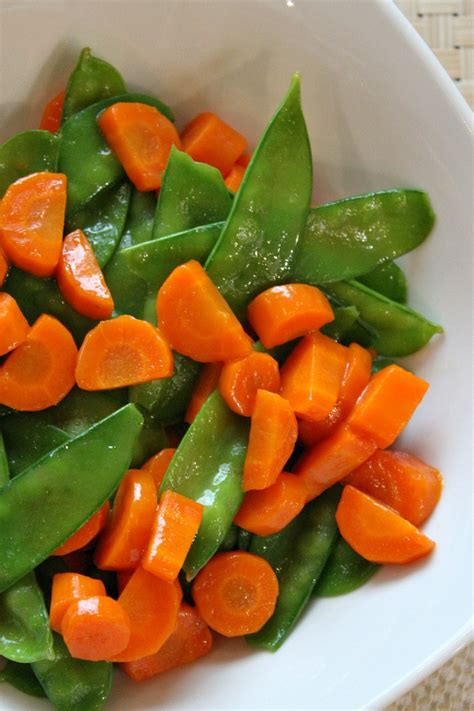 honey-glazed-pea-pods-and-carrots-recipe-girl image