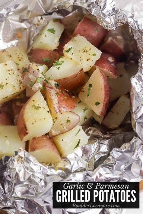 grilled-potatoes-in-foil-with-garlic-and-parmesan image