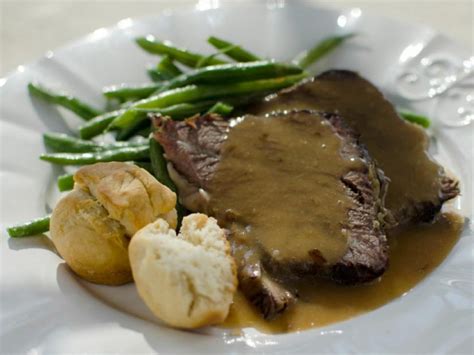 roast-beef-with-gravy-recipe-food-network image