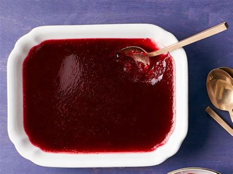 jellied-cranberry-cherry-sauce-recipe-food-network image