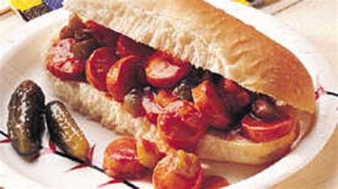 sloppy-hot-dogs-recipe-bettycrockercom image
