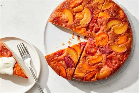 peach-upside-down-cake-recipe-nyt-cooking image