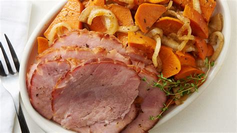 slow-cooker-ham-and-sweet-potatoes image