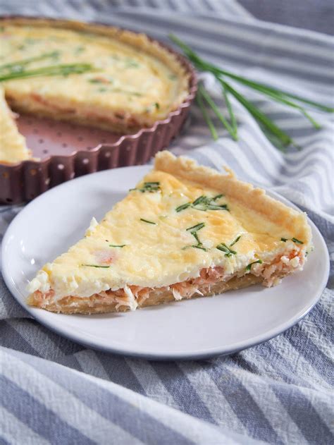 smoked-salmon-quiche-carolines-cooking image