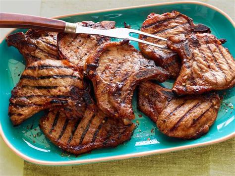 easy-grilled-pork-chops-recipe-sunny-anderson-food image