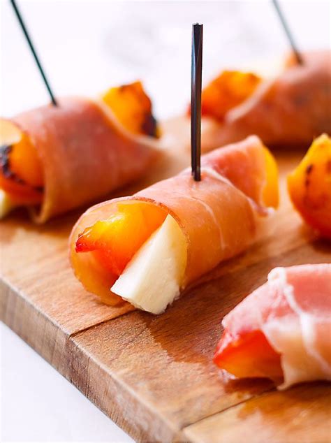 grilled-peaches-with-prosciutto-and-feta-eatwell101 image