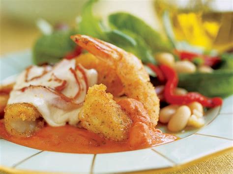 elegant-shrimp-parmesan-recipe-food-network image