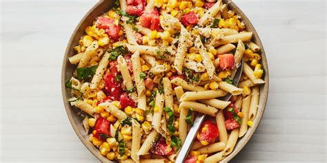pasta-salad-with-tomatoes-and-corn-recipe-epicurious image