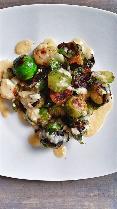 crispy-brussels-sprouts-with-hollandaise-sauce image