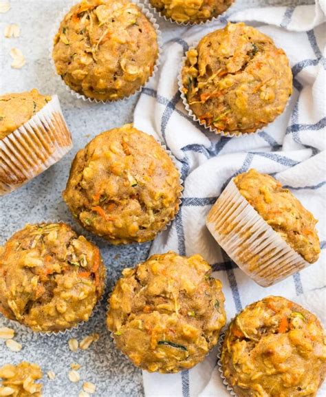 zucchini-carrot-muffins-easy-and-healthy image