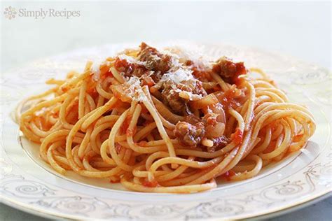 easy-italian-sausage-spaghetti-recipe-simply image