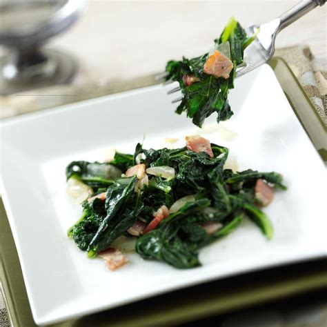 kale-with-bacon-recipe-how-to-make-it-taste-of-home image