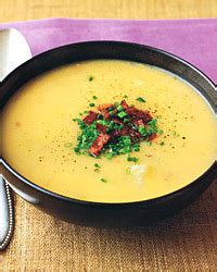 potato-and-cheddar-cheese-soup-recipe-food-wine image