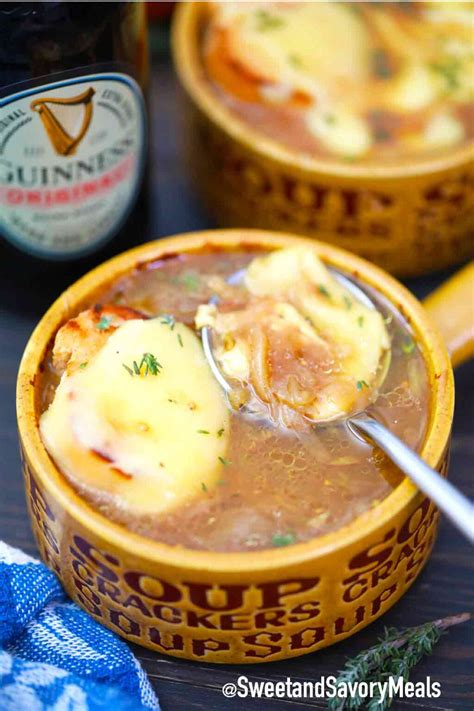 guinness-french-onion-soup-recipe-sweet-and-savory image