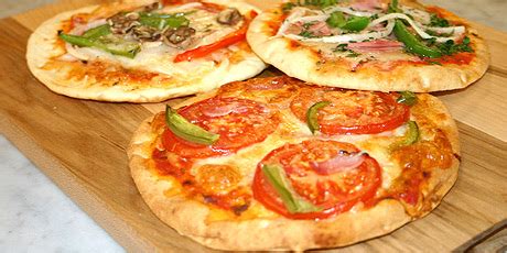 best-ham-and-cheese-pita-pizza-recipes-food-network image