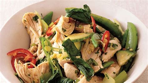 asian-chicken-salad-with-snap-peas-and-bok-choy image