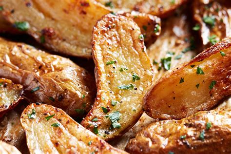 easy-roasted-fingerling-potatoes-recipe-with-garlic-butter image