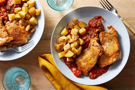 crispy-chicken-italian-tomato-sauce-blue-apron image