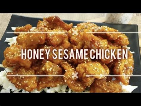 very-easy-honey-sesame-chicken-蜂蜜芝麻鸡-youtube image