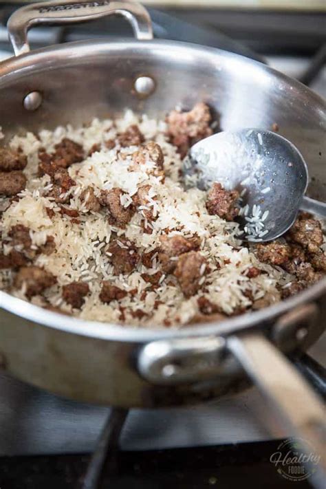 lebanese-lamb-rice-the-healthy-foodie image