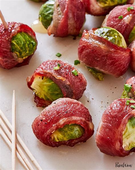 crispy-bacon-wrapped-brussels-sprouts-purewow image