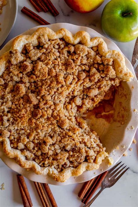 dutch-apple-pie-recipe-with-crumb-topping-the-food image