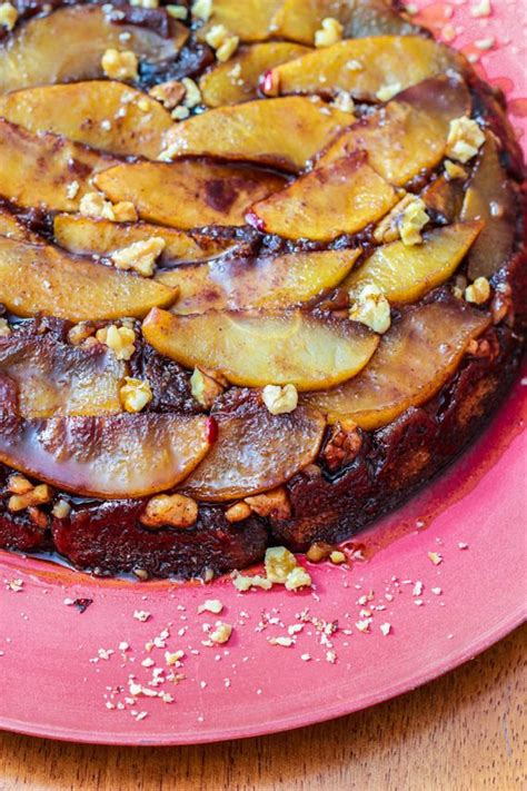 caramel-apple-upside-down-cake-sallys-baking-addiction image