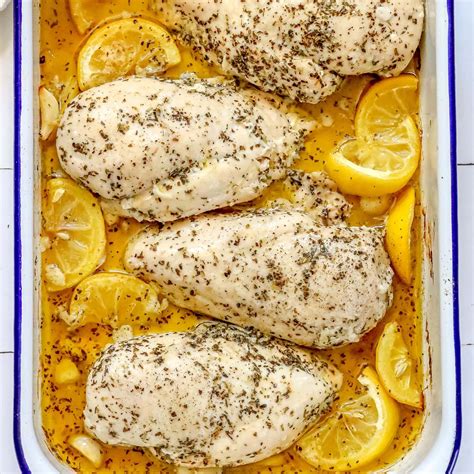 the-best-easy-baked-garlic-lemon-chicken-breasts image
