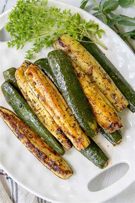 20-minute-roasted-zucchini-not-soggy image
