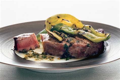 grilled-tuna-and-peppers-with-caper-vinaigrette image