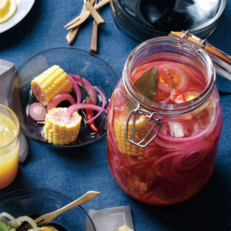quick-pickled-corn-recipe-martha-stewart image