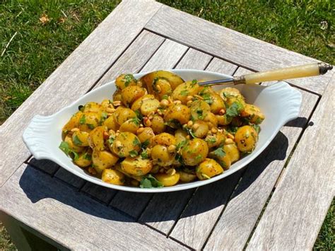 grilled-potato-salad-with-dijon-mustard-recipe-food image