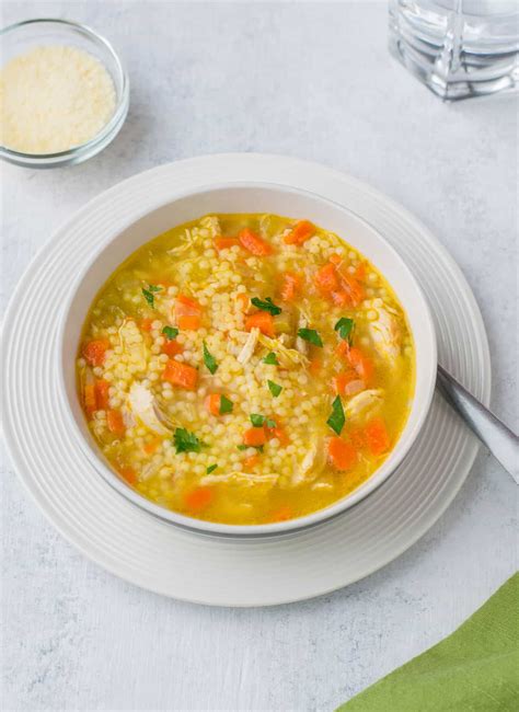 chicken-pastina-soup-cooking-with image