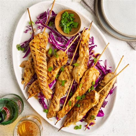 peanut-butter-chicken-skewers-recipe-how image