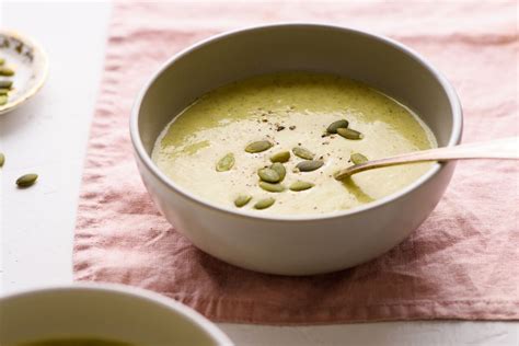 healthy-low-fat-broccoli-soup-recipe-the-spruce-eats image