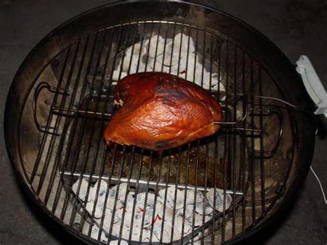 smokey-charcoal-grilled-turkey-tastes-great-smoker image
