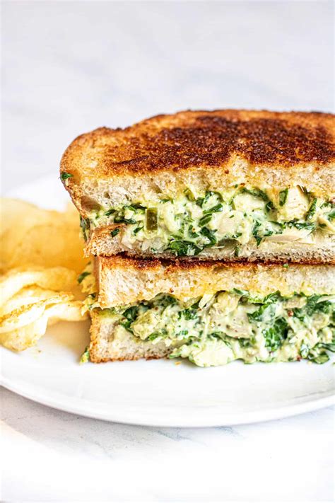 spinach-tuna-melt-served-from-scratch image