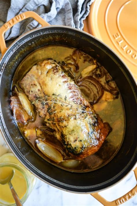 best-oven-baked-pork-loin-with-honey-mustard-glaze image