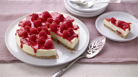 white-chocolate-and-raspberry-cheesecake-recipe-bbc image