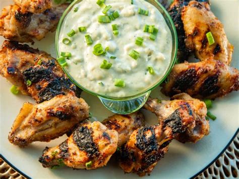 grilled-wings-with-honey-bourbon-glaze-and-roquefort image