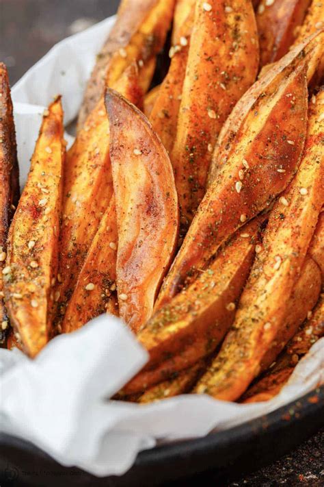 best-oven-baked-sweet-potato-fries-the-mediterranean image