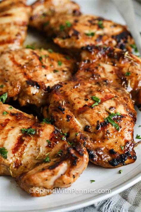 grilled-chicken-thighs-easy-marinade-spend-with image