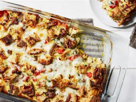 italian-sausage-and-pepper-strata-food-network image